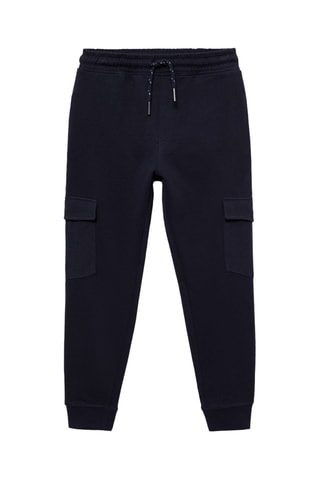 Pantalon jogger cargo - Bleu marine