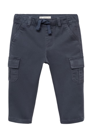 Pantalon jogger cargo - Bleu marine