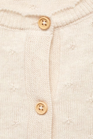 Cardigan maille brodé - Sable