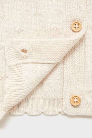 Cardigan maille brodé - Sable