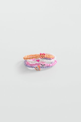 Lot 4 bracelets - Rose