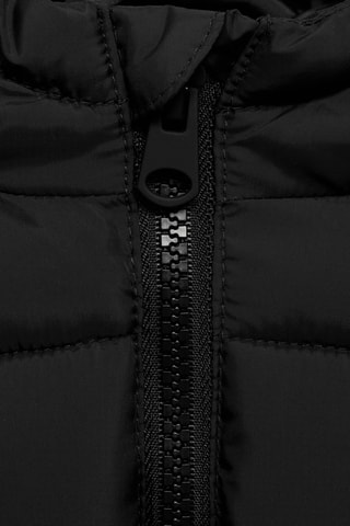 Anorak long matelassé - Noir