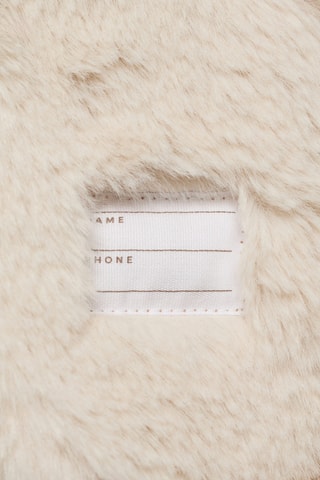 Manteau intérieur fausse fourrure - Marron et blanc