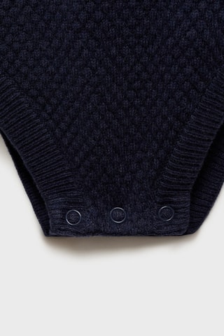 Barboteuse maille - Bleu marine
