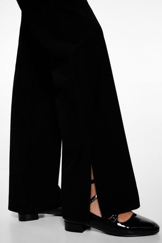Pantalon costume ouvertures - Noir