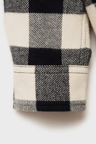 Chemise regular-fit carreaux - Noir