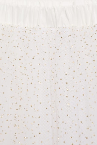 Jupe tulle pailletée - Écru