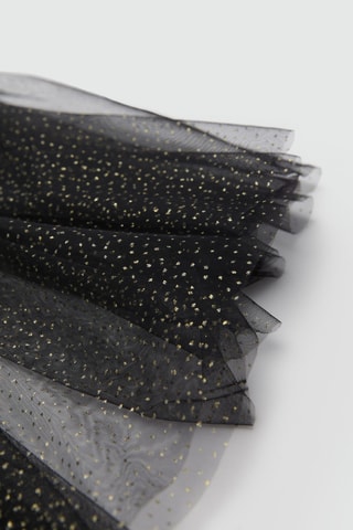 Cape déguisement tulle - Noir