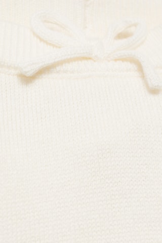 Pantalon à pieds coton - Blanc cassé