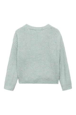 Cardigan cache-coeur noeud - Vert pastel