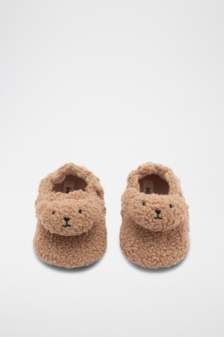Chaussons ours - Beige