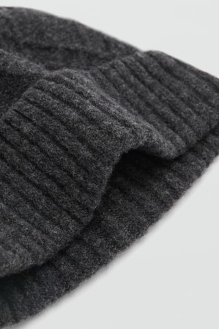 Bonnet en maille - Anthracite