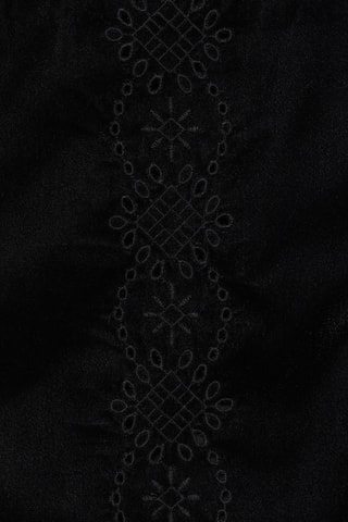 Gilet velours brodé - Noir