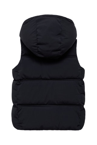Gilet matelassé à capuche - Bleu marine