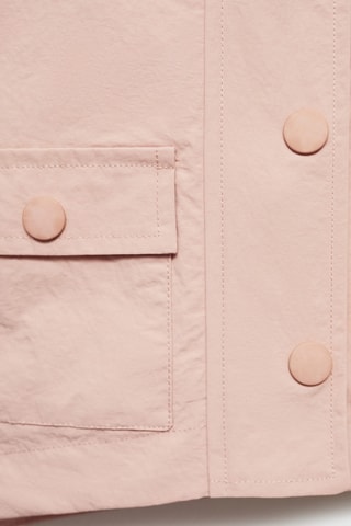 Veste imperméable à capuche - Rose