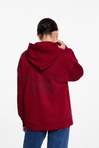 Sweat-shirt coton détails brodés - Vert