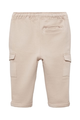 Jogging cargo coton - Sable