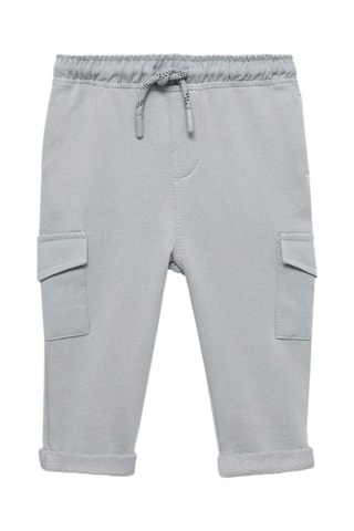 Jogging cargo coton - Gris