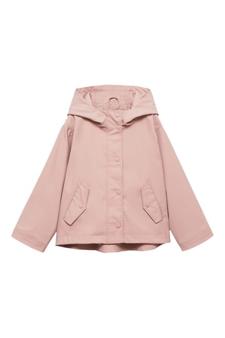 Parka matelassée imperméable à capuche - Rose
