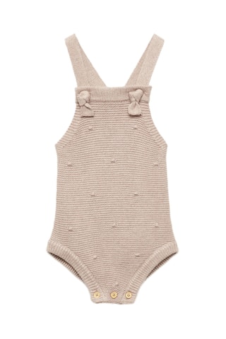 Barboteuse maille - Beige