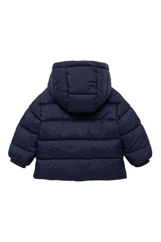 Anorak matelassé capuche - Bleu marine
