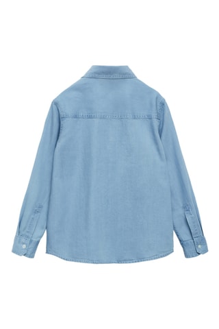 Chemise regular-fit denim - Bleu