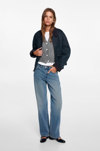 Gilet boutons - Gris