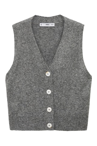 Gilet boutons - Gris