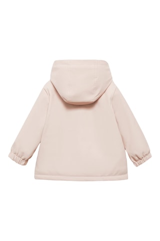 Manteau imperméable à capuche - Rose