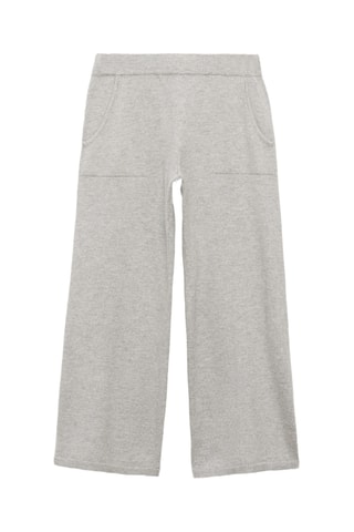 Jupe-culotte maille - Gris chiné