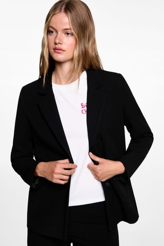 Veste costume droite - Noir