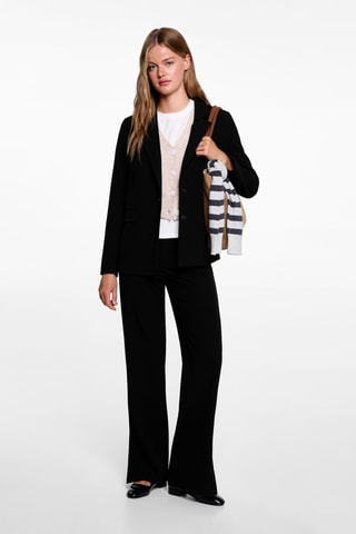 Veste costume droite - Noir