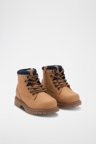 Bottes de montagne lacets - Marron et bleu