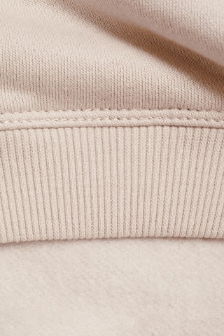 Sweat-shirt poche imprimée - Sable