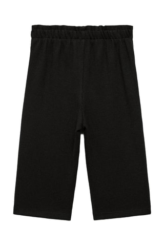 Jupe-culotte maille - Noir