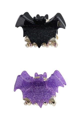 Lot 2 barrettes Halloween - Argenté