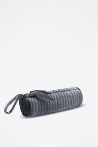 Trousse velours - Bleu marine