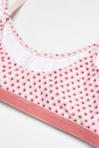 Soutien-gorge imprimé - Rose