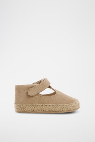 Bottines en cuir  - Sable
