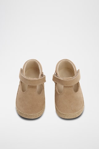Bottines en cuir  - Sable