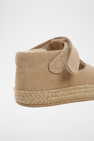 Bottines en cuir  - Sable