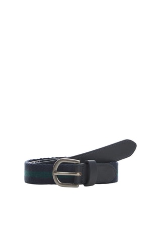 Ceinture boucle métallique - Bleu marine