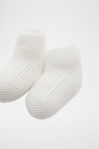 Chaussons maille - Blanc