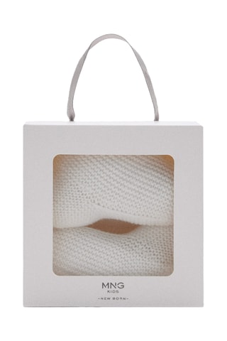 Chaussons maille - Blanc