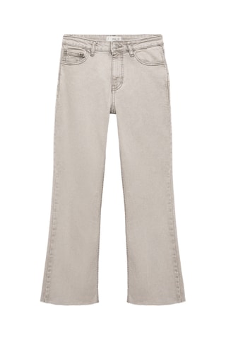 Jean flare crop - Gris