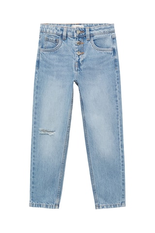 Jean mom-fit - Bleu