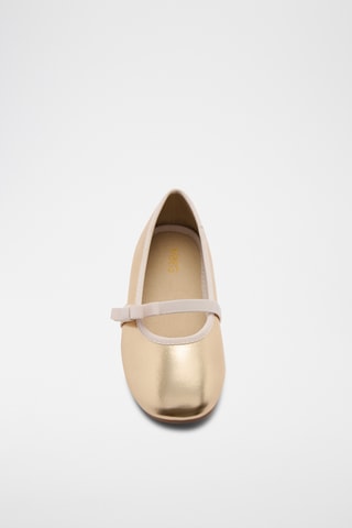 Ballerines bride métallisée - Doré