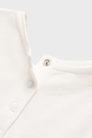 T-shirt manches longues imprimé - Blanc cassé