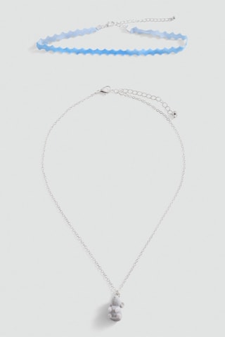 Collier pendentif souris - Argenté