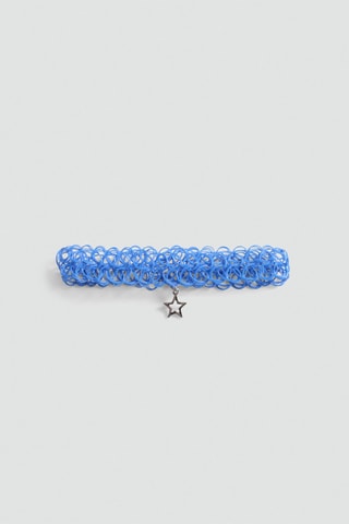 Ras-de-cou étoile - Bleu